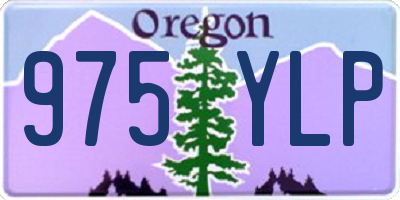 OR license plate 975YLP