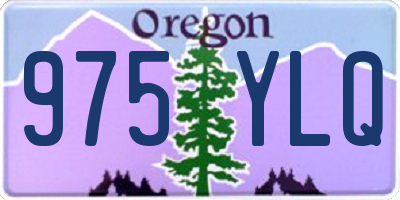 OR license plate 975YLQ