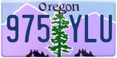 OR license plate 975YLU