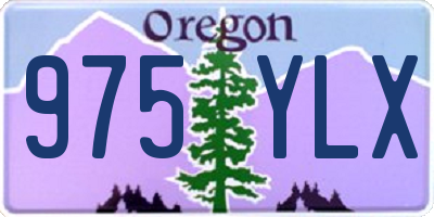 OR license plate 975YLX