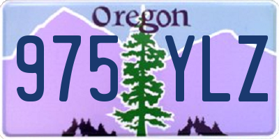 OR license plate 975YLZ