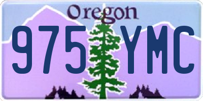 OR license plate 975YMC