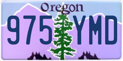 OR license plate 975YMD