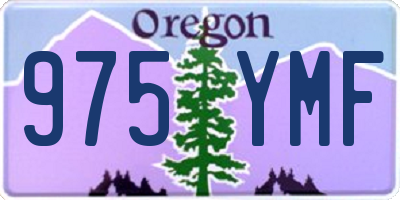 OR license plate 975YMF