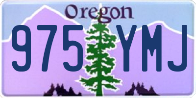 OR license plate 975YMJ