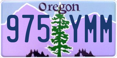 OR license plate 975YMM