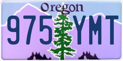 OR license plate 975YMT