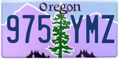 OR license plate 975YMZ