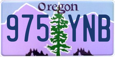 OR license plate 975YNB