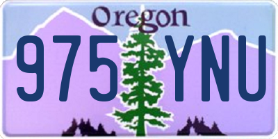 OR license plate 975YNU