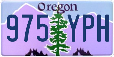OR license plate 975YPH