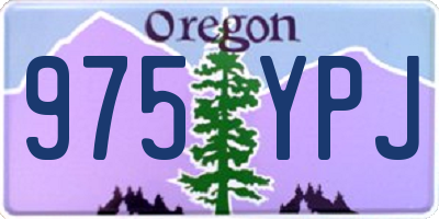 OR license plate 975YPJ