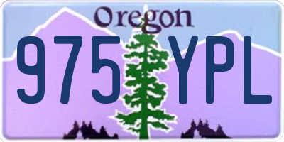OR license plate 975YPL