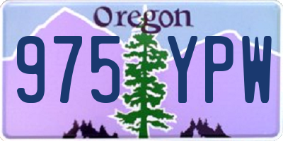 OR license plate 975YPW