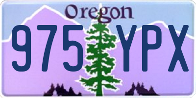 OR license plate 975YPX