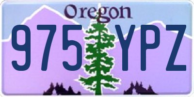 OR license plate 975YPZ