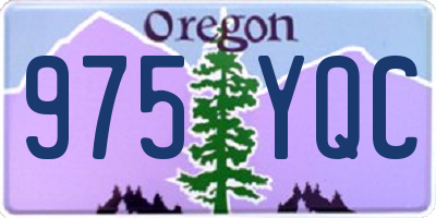 OR license plate 975YQC