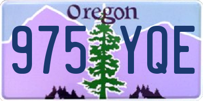 OR license plate 975YQE