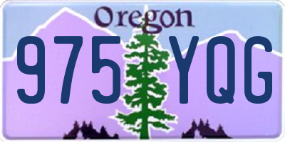 OR license plate 975YQG