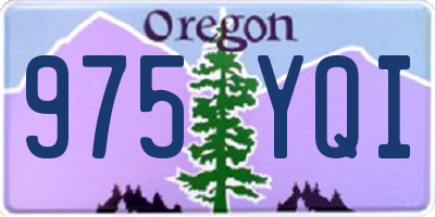 OR license plate 975YQI