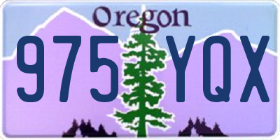 OR license plate 975YQX