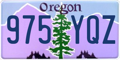 OR license plate 975YQZ