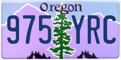 OR license plate 975YRC