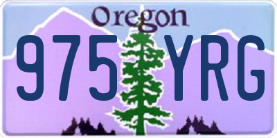 OR license plate 975YRG