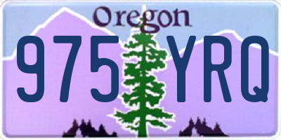 OR license plate 975YRQ