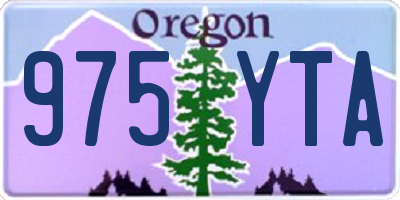 OR license plate 975YTA