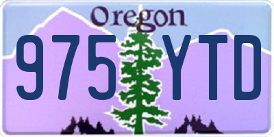OR license plate 975YTD