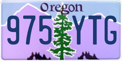 OR license plate 975YTG