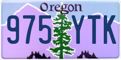 OR license plate 975YTK