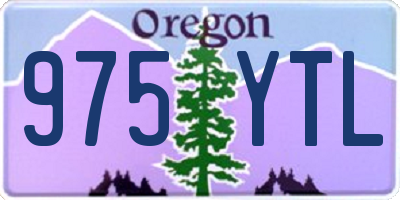 OR license plate 975YTL