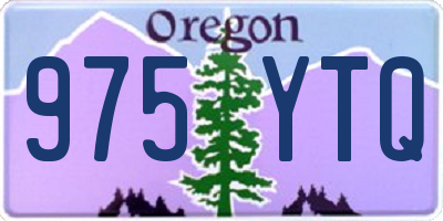 OR license plate 975YTQ