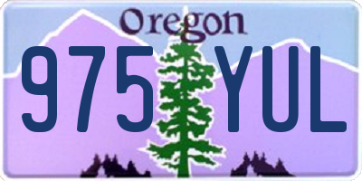 OR license plate 975YUL