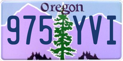OR license plate 975YVI