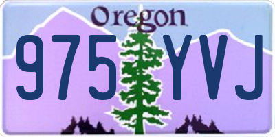 OR license plate 975YVJ