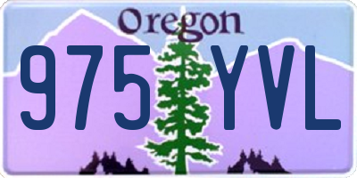 OR license plate 975YVL
