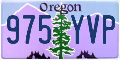 OR license plate 975YVP