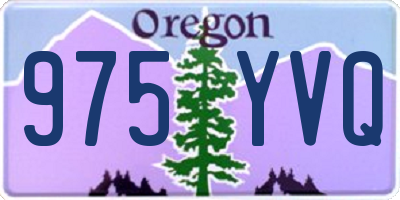 OR license plate 975YVQ