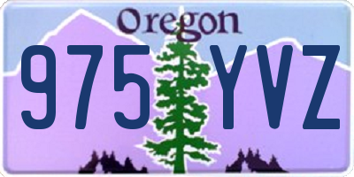 OR license plate 975YVZ