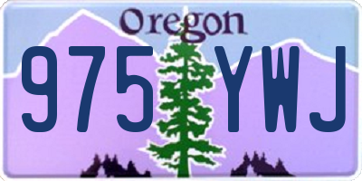 OR license plate 975YWJ