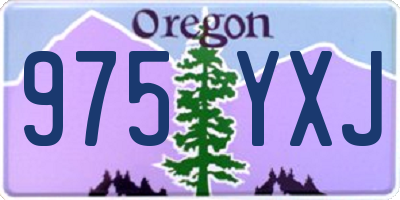 OR license plate 975YXJ
