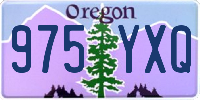 OR license plate 975YXQ