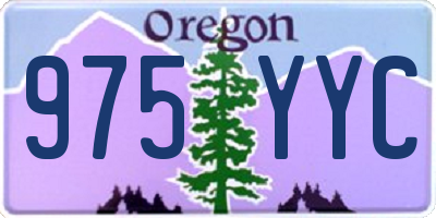 OR license plate 975YYC