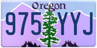 OR license plate 975YYJ