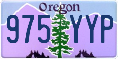 OR license plate 975YYP