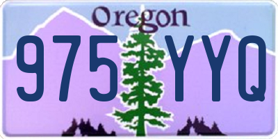 OR license plate 975YYQ