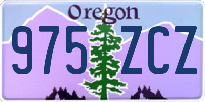 OR license plate 975ZCZ